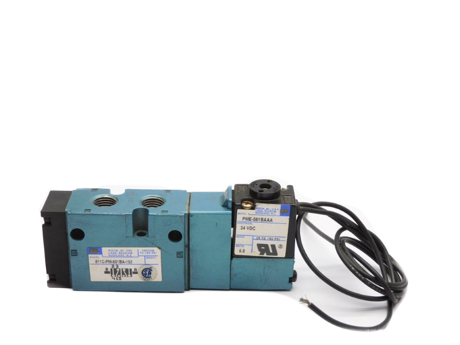 MAC 811C-PM-501BA-152 24VDC 25-150PSI UNMP