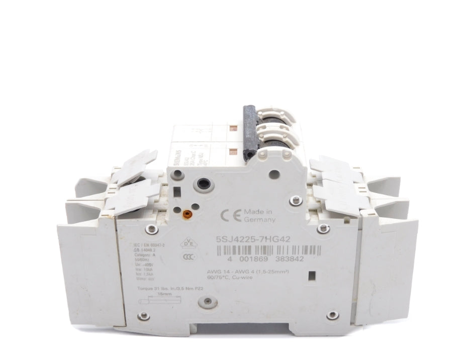 SIEMENS 5SJ4225-7HG42 25A 400V (AS PICTURED) UNMP