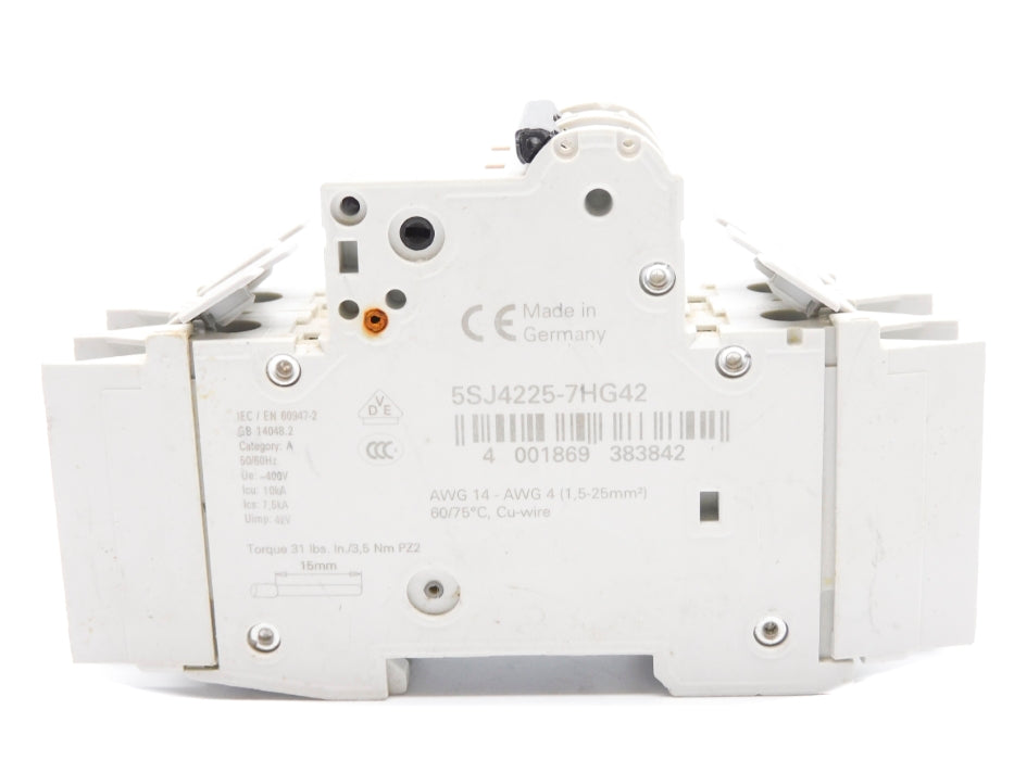 SIEMENS 5SJ4225-7HG42 25A 400V (AS PICTURED) UNMP