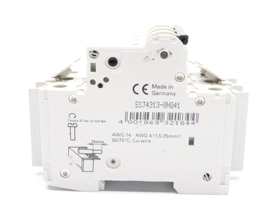 SIEMENS 5SJ4313-8HG41 13A 240VAC/125VDC NSNP