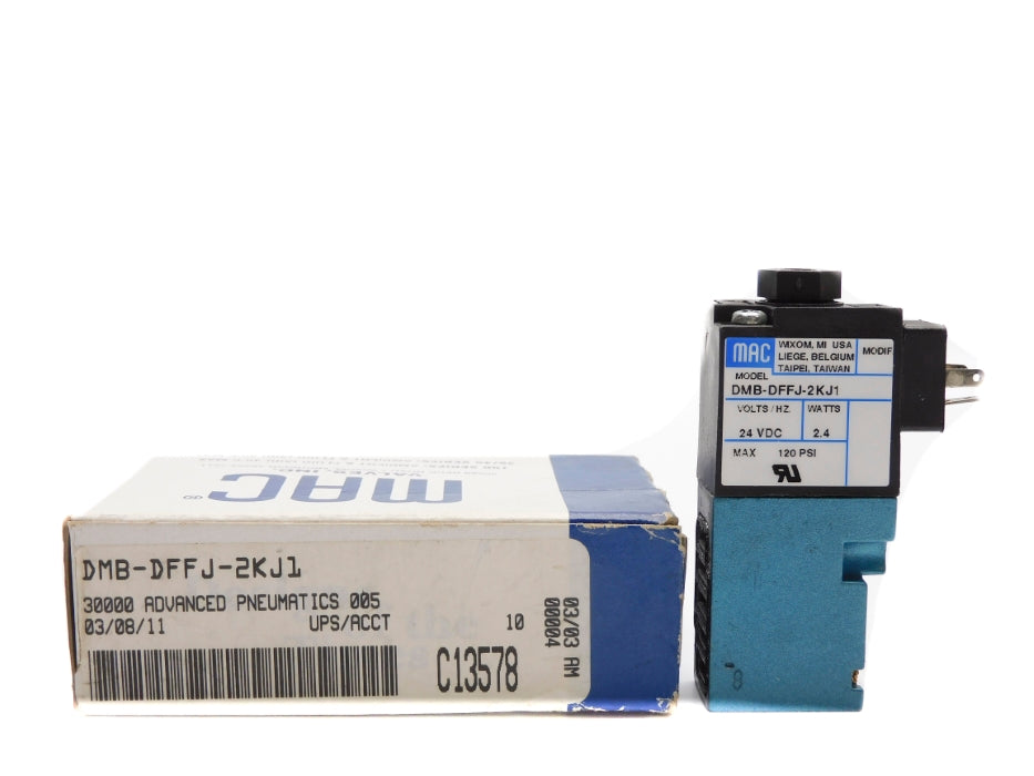 MAC DMB-DFFJ-2KJ1 24VDC 120PSI NSMP