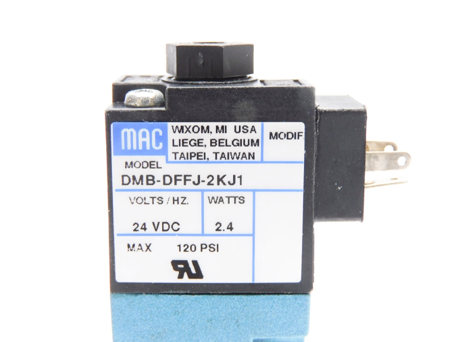 MAC DMB-DFFJ-2KJ1 24VDC 120PSI NSMP