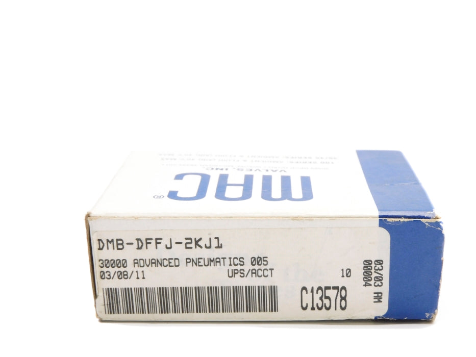 MAC DMB-DFFJ-2KJ1 24VDC 120PSI NSMP