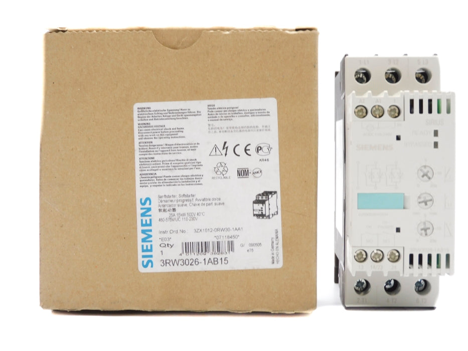 SIEMENS 3RW3026-1AB15 NSMP