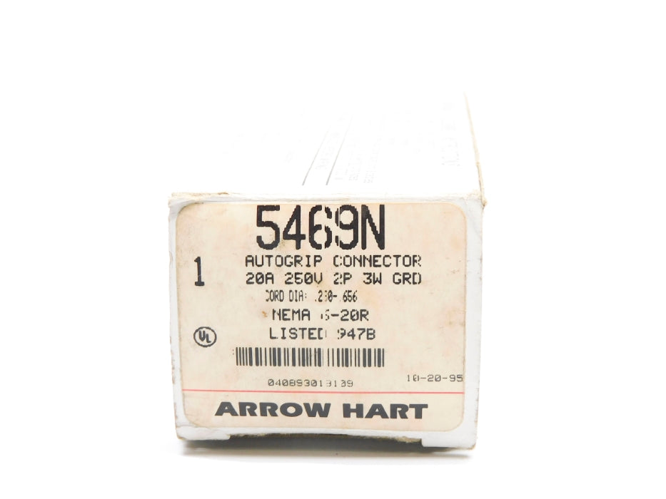 ARROW HART 5469N 250V 20A NSMP