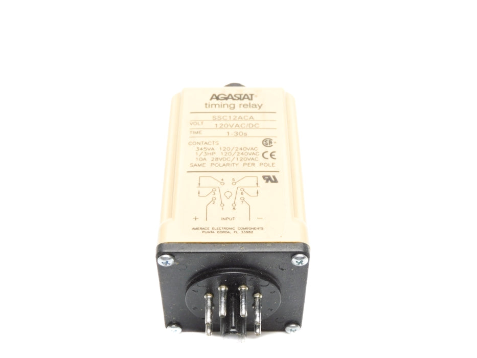 AGASTAT SSC12ACA 1-30S 120VAC/DC NSMP