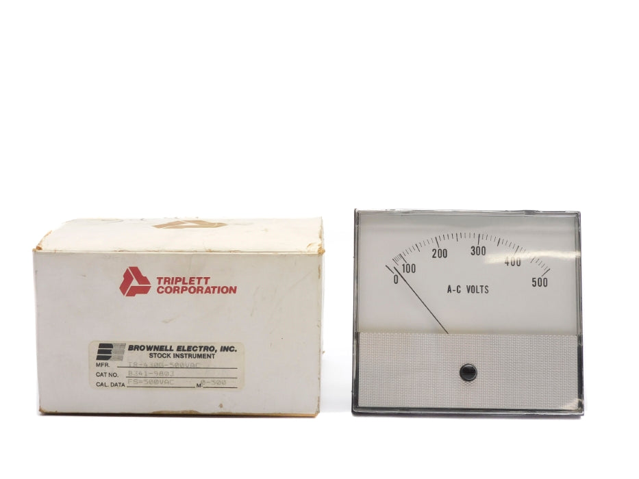 BROWNELL ELECTROC TR-430G-500VAC B341-9803 0-500VAC NSMP
