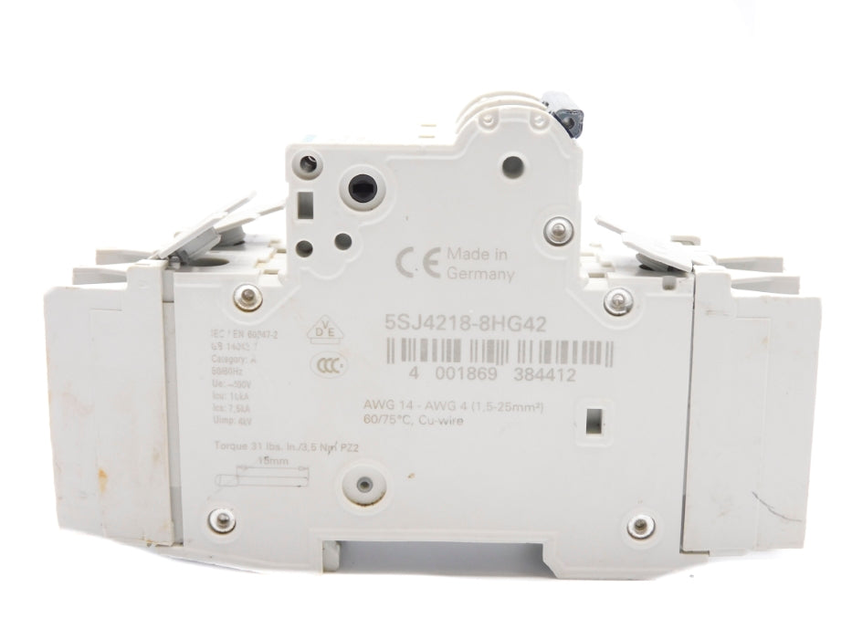 SIEMENS 5SJ4218-8HG42 15A 400V UNMP