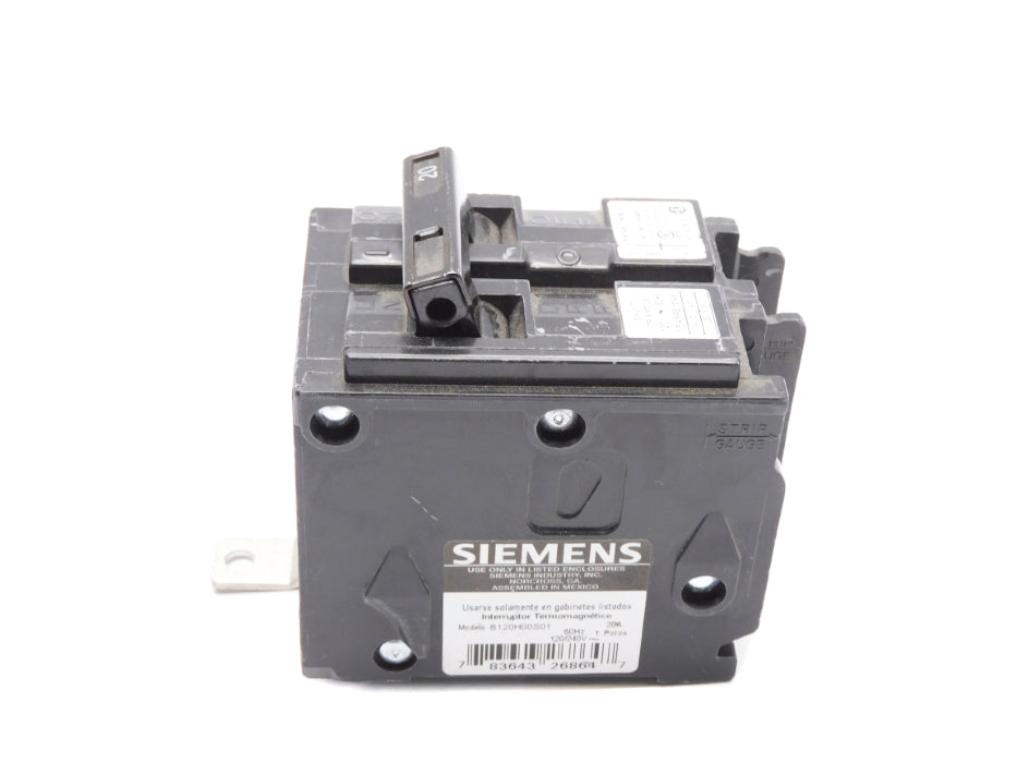 SIEMENS B120H00S01 20A 120/240V UNMP