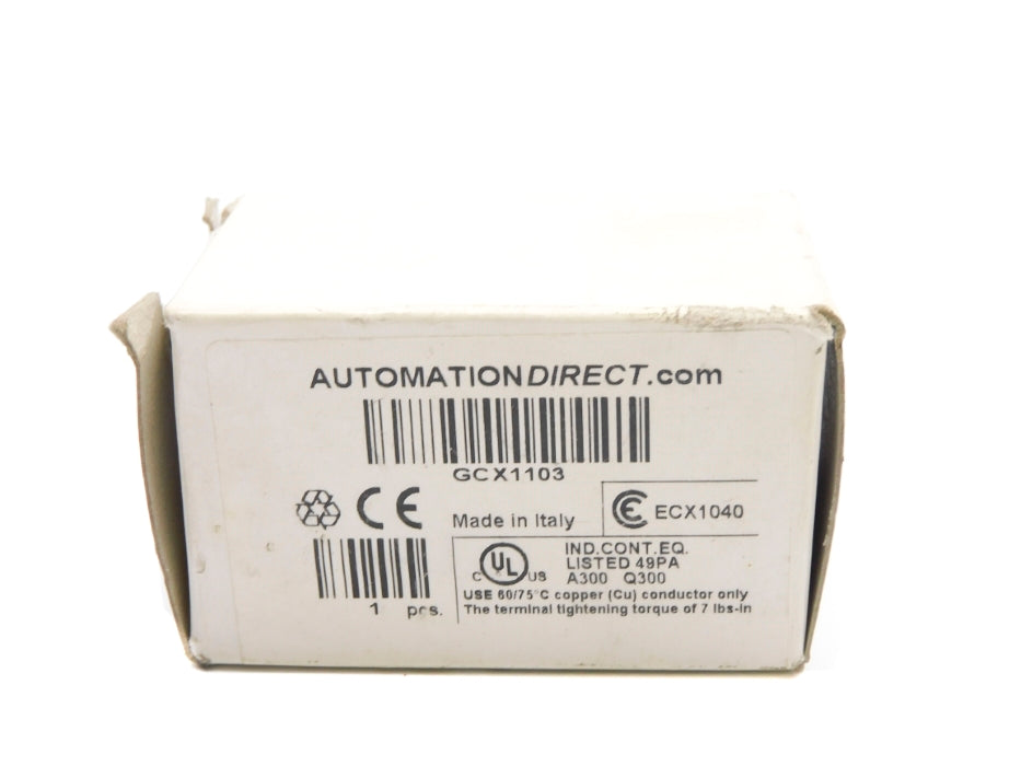 AUTOMATION DIRECT GCX1103 (AS PICTURED) NSMP