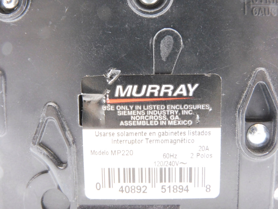 MURRAY MP220 120/240V 20A NSNP