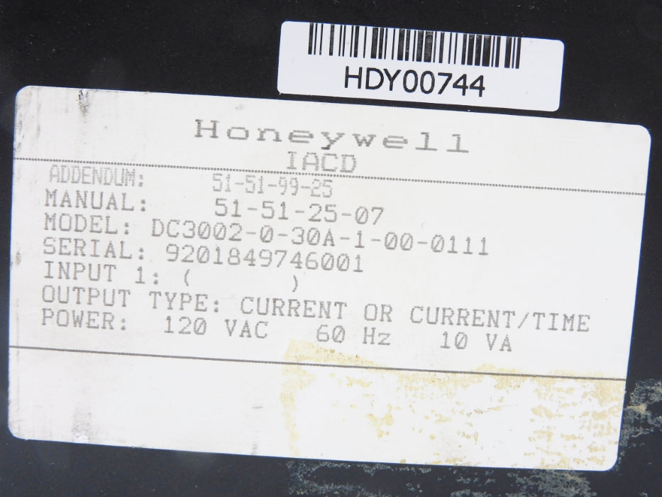 HONEYWELL DC3002-0-30A-1-00-0111 UNMP