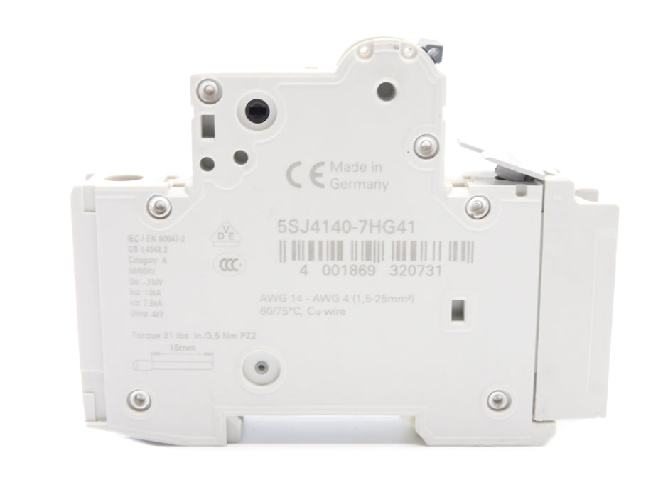 SIEMENS 5SJ4140-7HG41 40A 230V NSNP