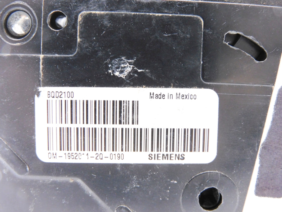 SIEMENS BQD2100 100A UNMP