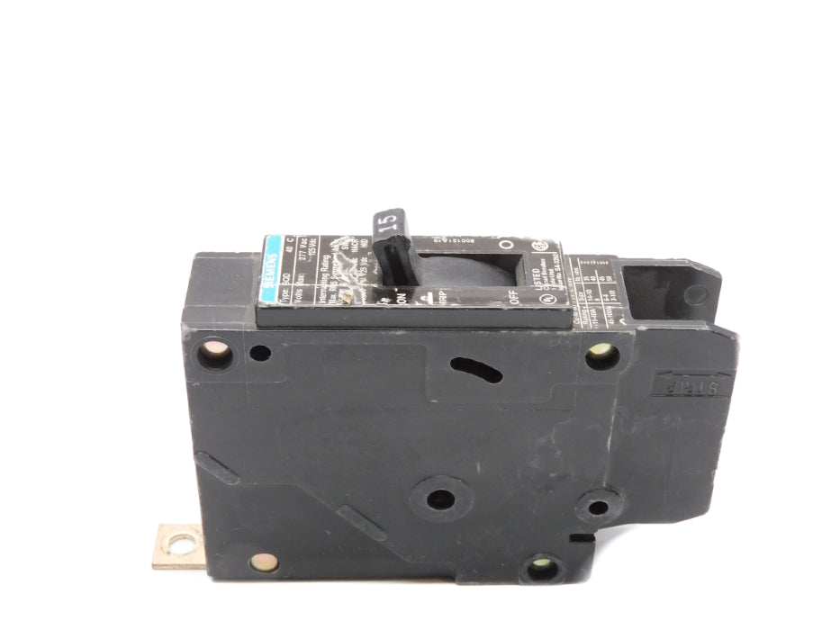 SIEMENS BQD215 15A 277VAC 125VDC (AS PICTURED) UNMP