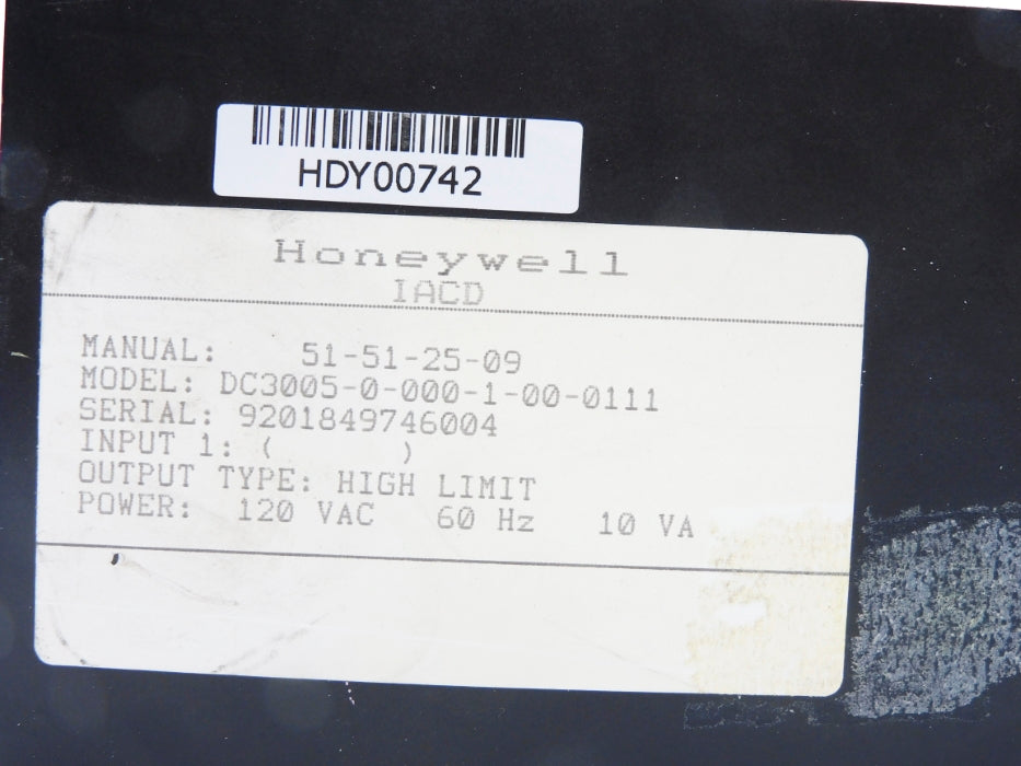 HONEYWELL DC3005-0-000-1-00-0111 UNMP
