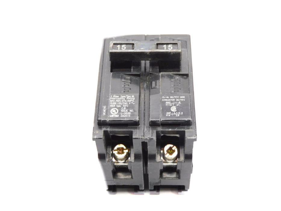 SIEMENS B215 15A 120/240V UNMP