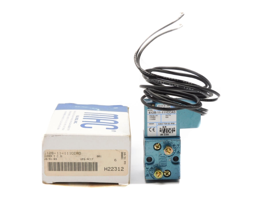 MAC 612B-11-111CCAD 120/60 110/50 150PSI NSMP