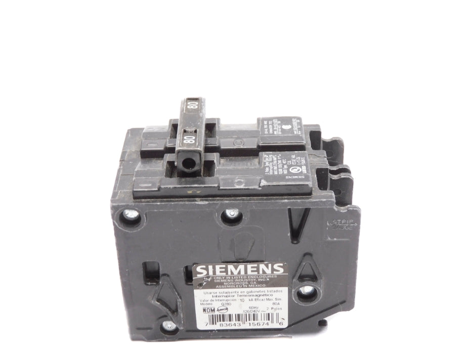SIEMENS Q280 80A 120/240V (AS PICTURED) UNMP