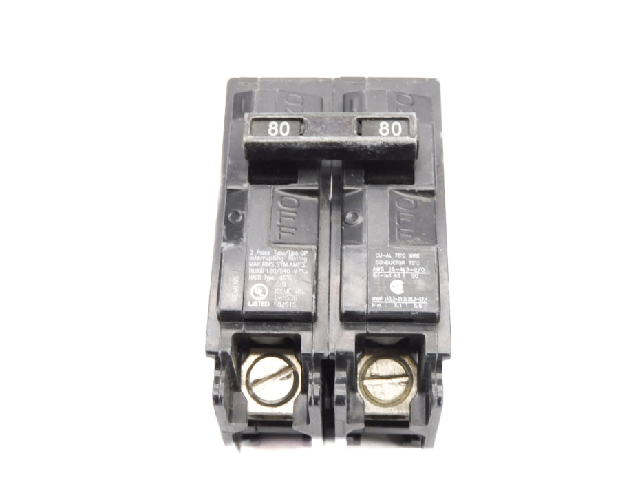 SIEMENS Q280 80A 120/240V (AS PICTURED) UNMP
