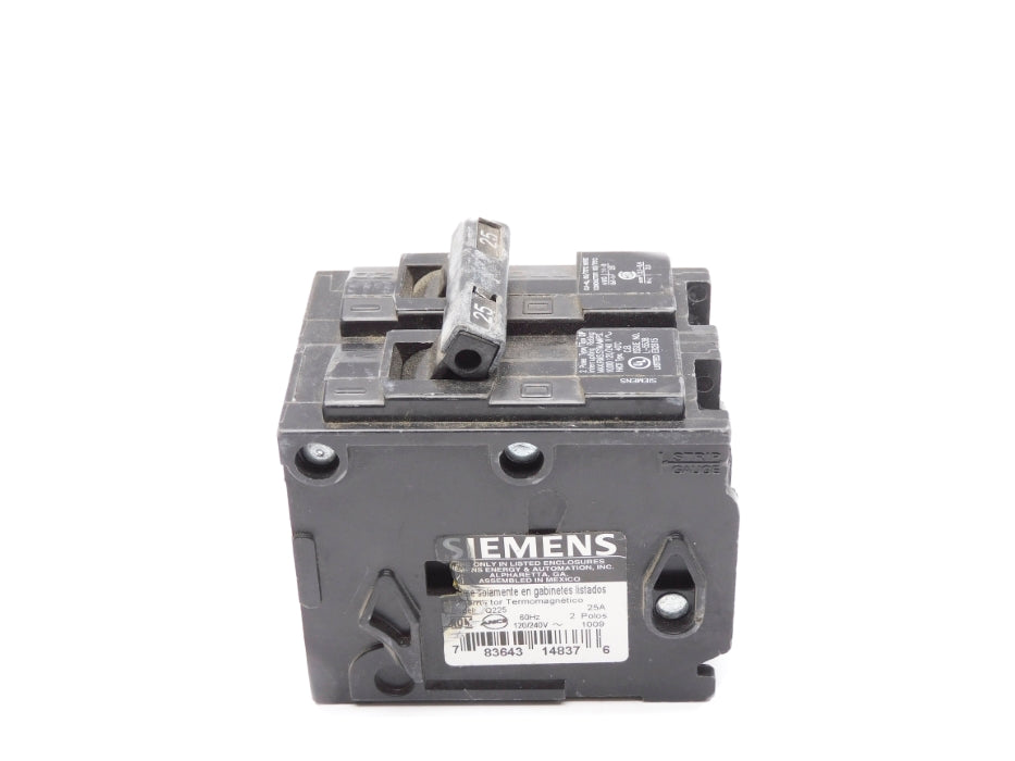 SIEMENS Q225 25A 120/240V UNMP