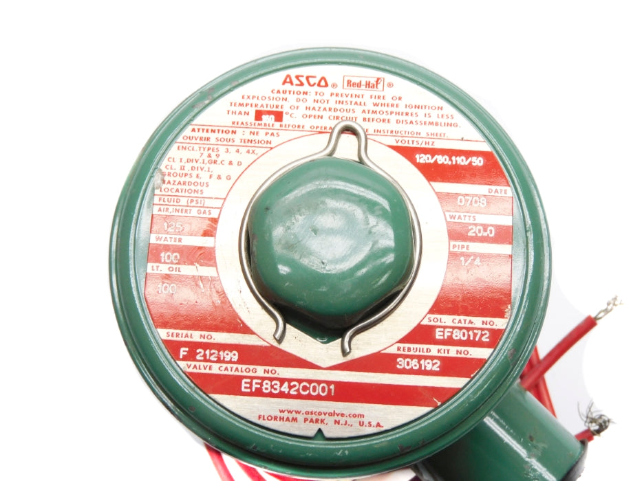 ASCO EF8342C001 110/120V 100PSI 1/4" NSNP