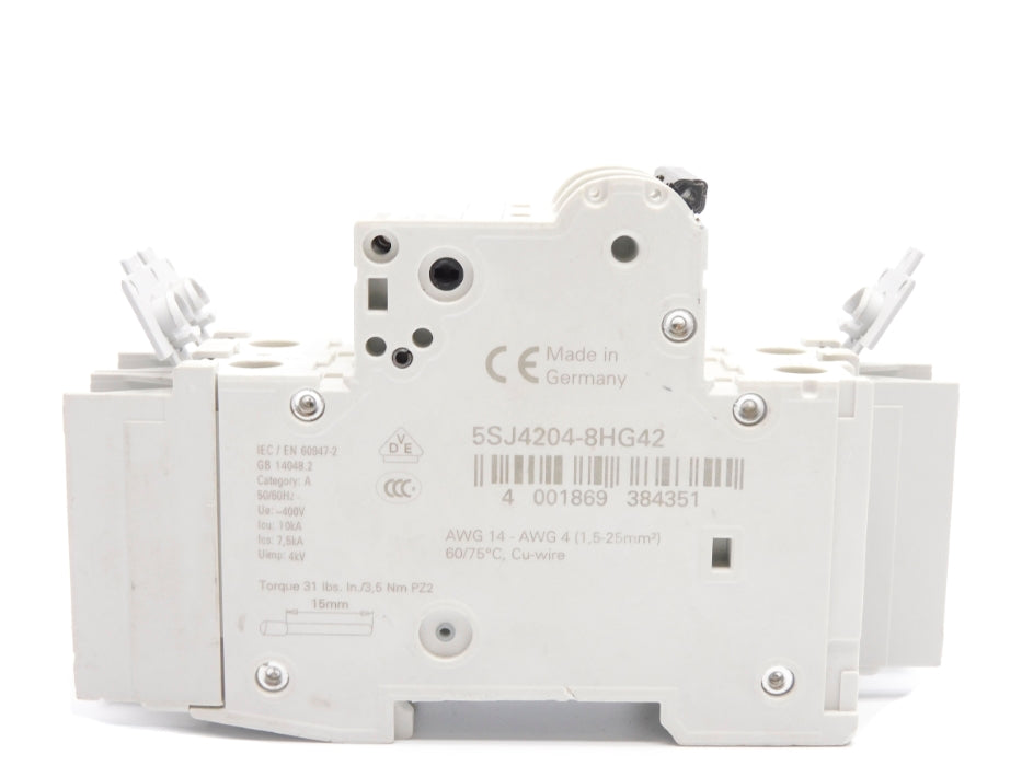 SIEMENS 5SJ4204-8HG42 4A 400V NSNP
