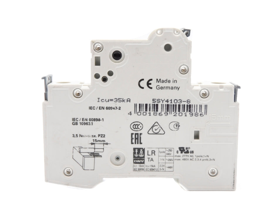 SIEMENS 5SY4103-8 3A 230/400V NSNP