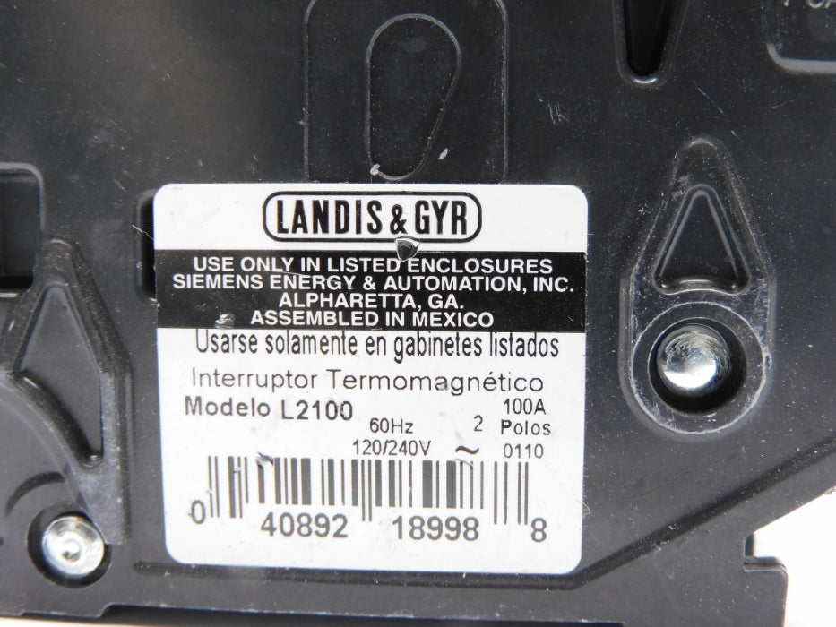 LANDIS&GYR L2100 120/240V 100A NSNP