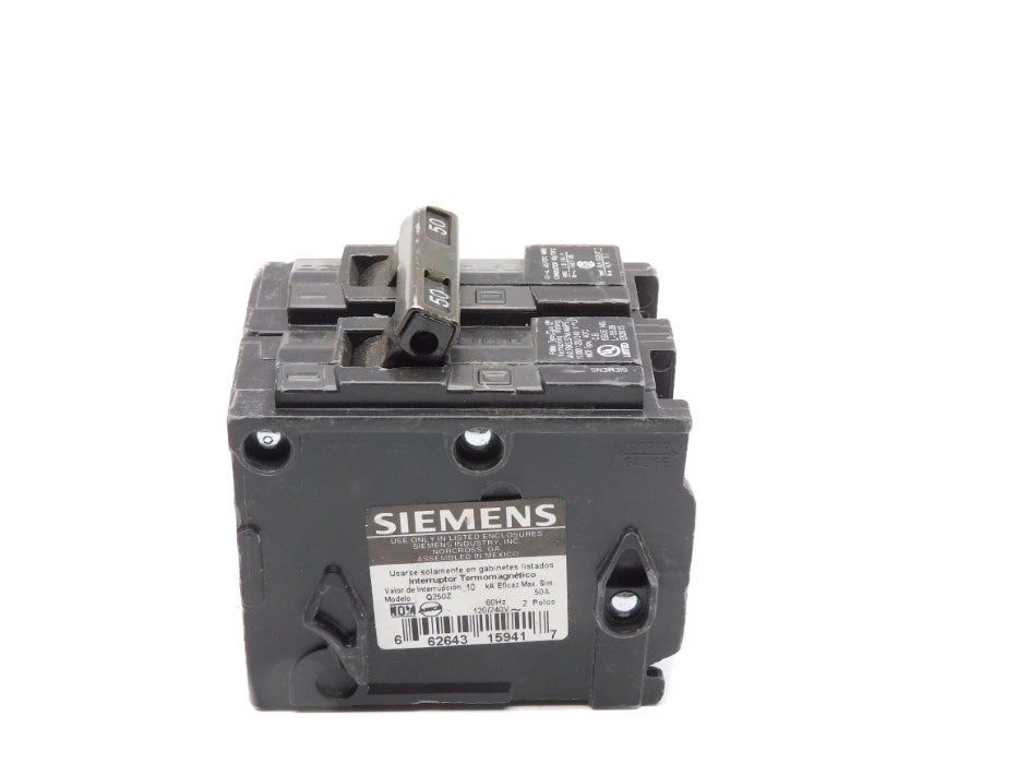 SIEMENS Q250Z 50A 120/240V UNMP