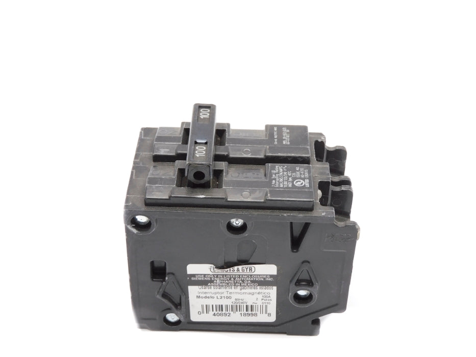 LANDIS&GYR L2100 100A 120/240V (AS PICTURED) NSNP