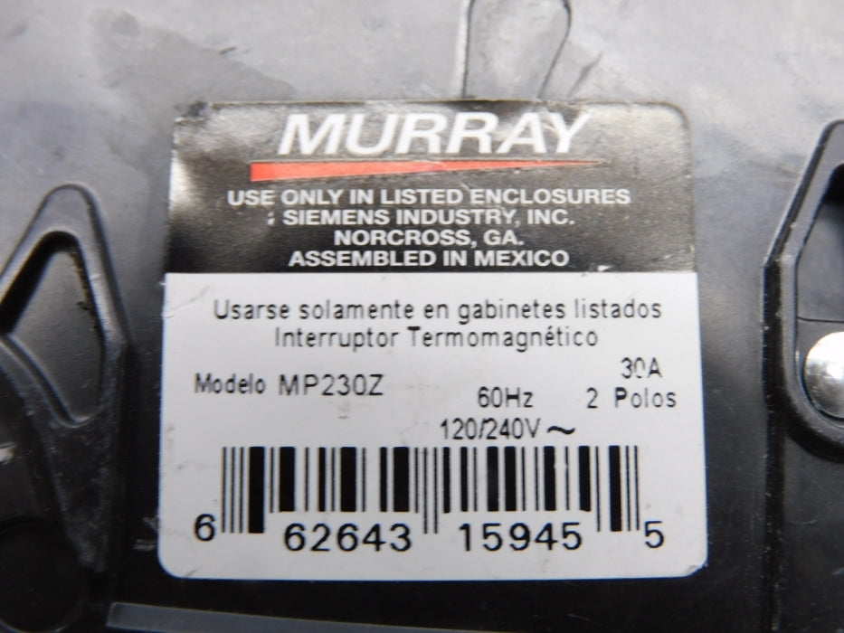 MURRAY MP230Z 30A 120/240V (AS PICTURED) NSNP