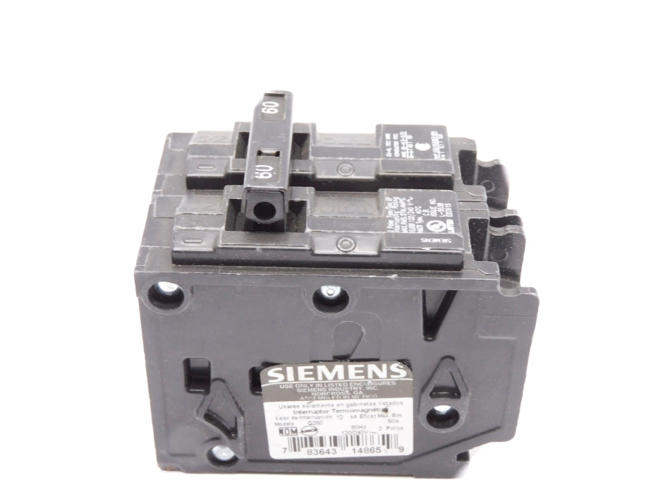SIEMENS Q260 60A 120/240V (AS PICTURED) NSNP