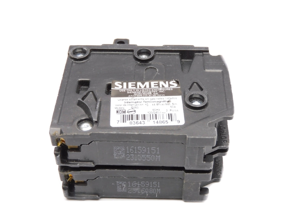 SIEMENS Q260 60A 120/240V (AS PICTURED) NSNP