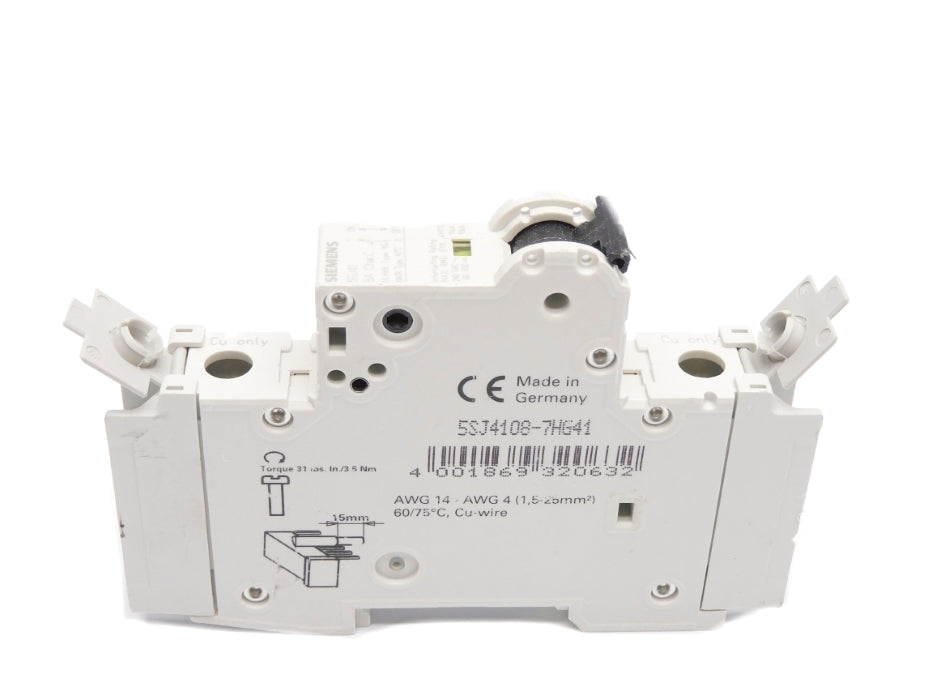 SIEMENS 5SJ4108-7HG41 8A 240VAC/60VDC NSNP