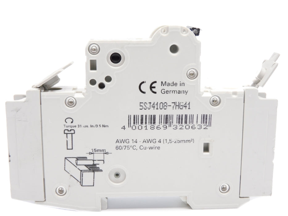 SIEMENS 5SJ4108-7HG41 8A 240VAC/60VDC NSNP