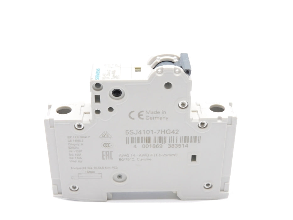 SIEMENS 5SJ4101-7HG42 1A 230V NSNP
