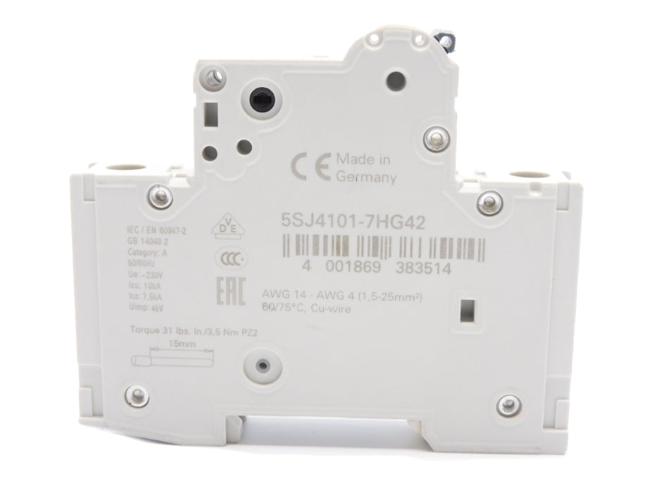 SIEMENS 5SJ4101-7HG42 1A 230V NSNP
