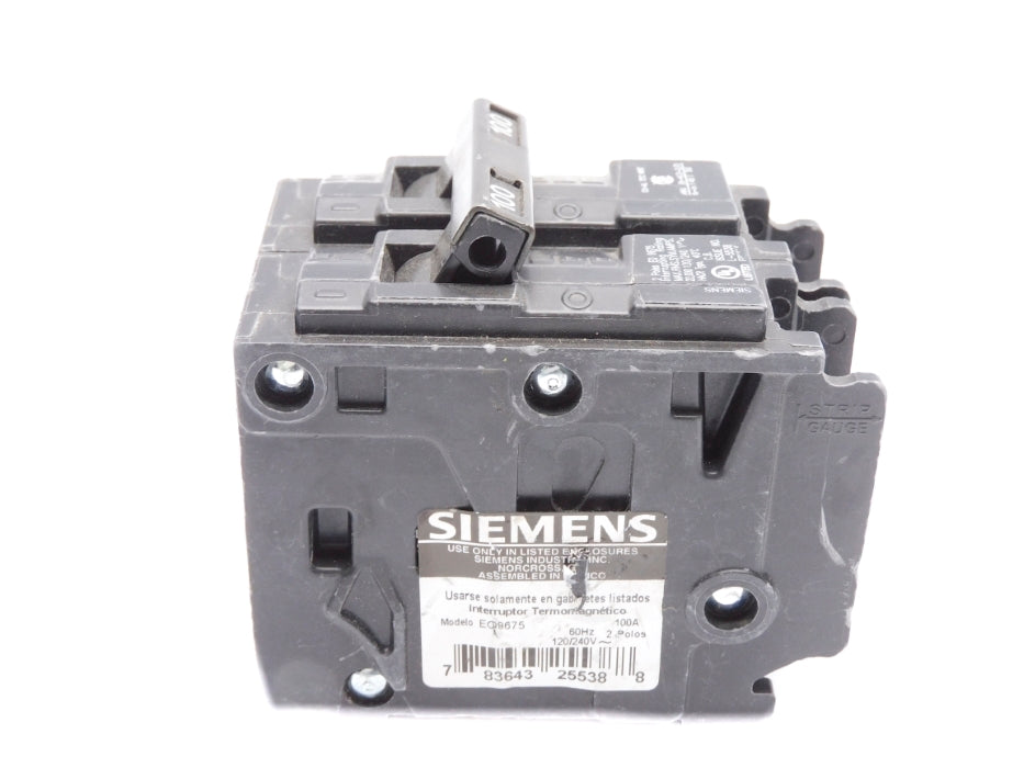 SIEMENS EQ9675 100A 120/240V (AS PICTURED) UNMP