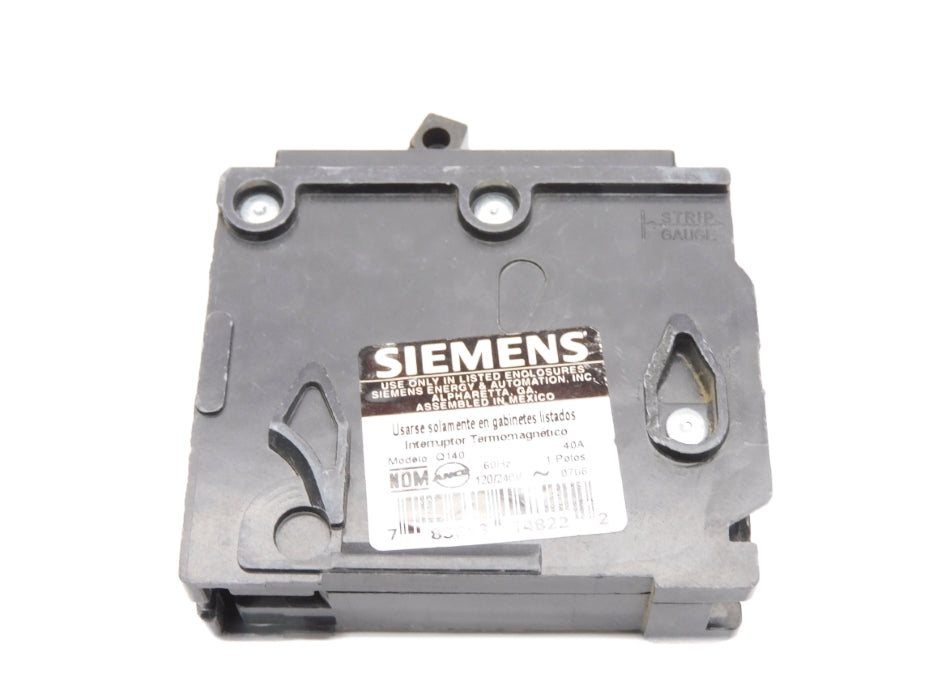 SIEMENS Q140 40A 120/240V (AS PICTURED) UNMP