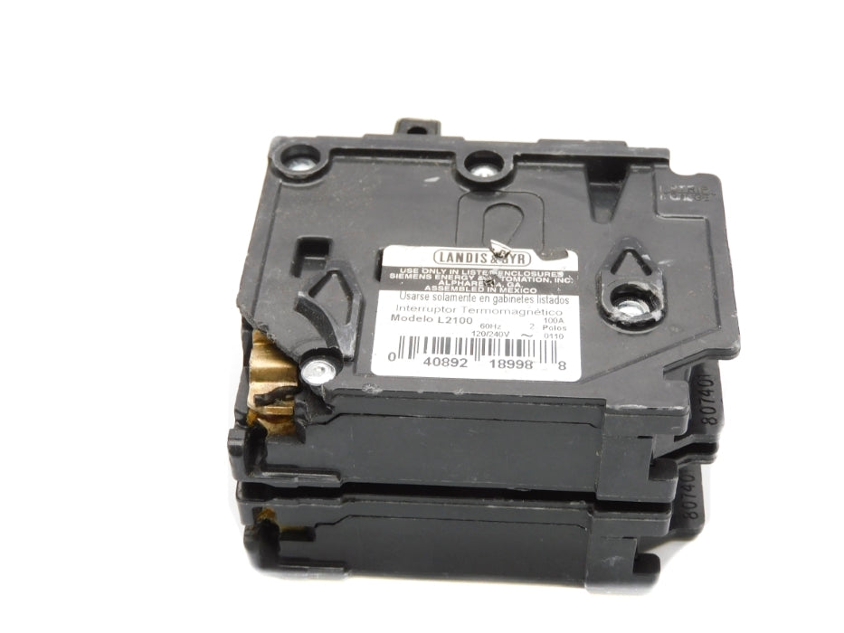 LANDIS&GYR L2100 100A 120/240V (AS PICTURED) UNMP
