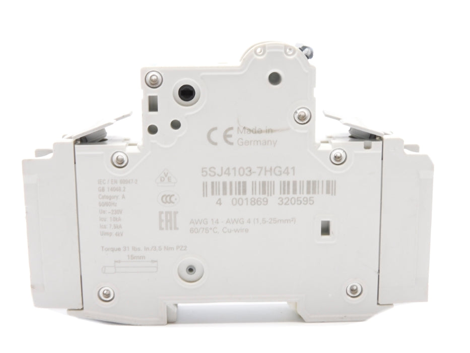 SIEMENS 5SJ4103-7HG41 3A 230V NSNP