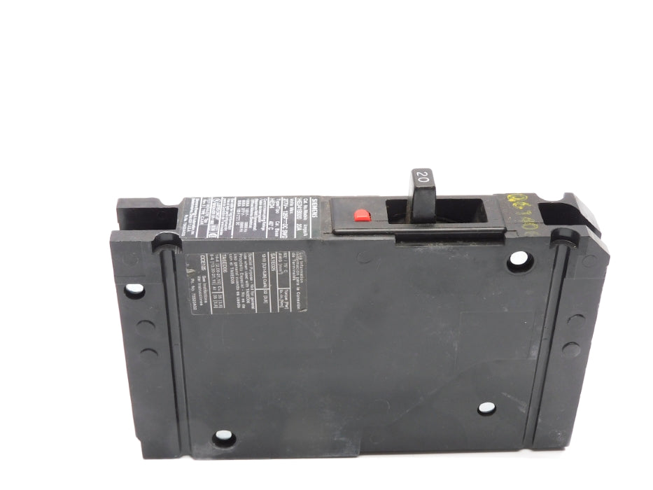 SIEMENS HED41B020 20A 277/125V UNMP