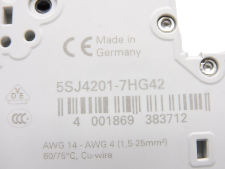 SIEMENS 5SJ4201-7HG42 1A 400V NSNP