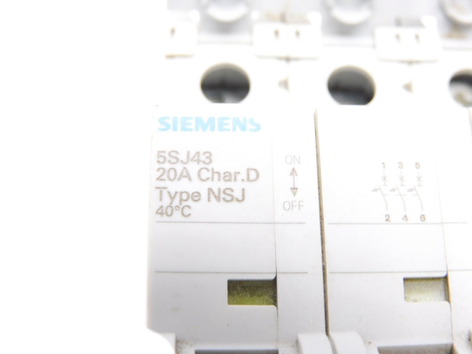 SIEMENS 5SJ4320-8HG42 20A 400V (AS PICTURED) UNMP