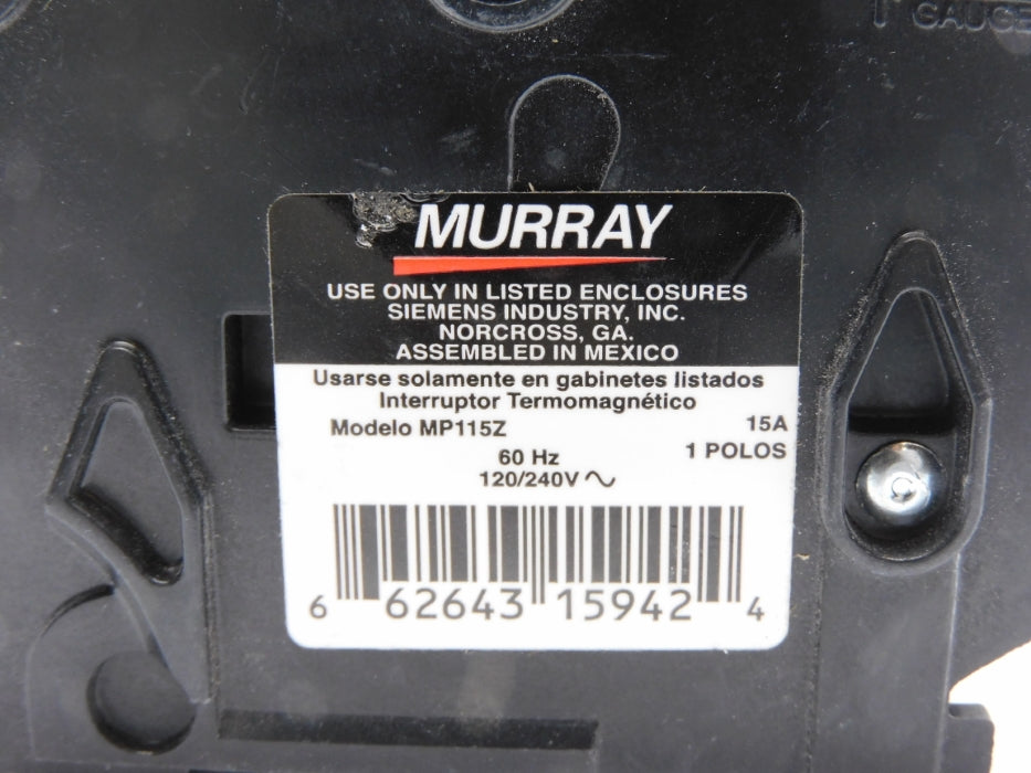 MURRAY MP115Z 15A 120/240V NSNP