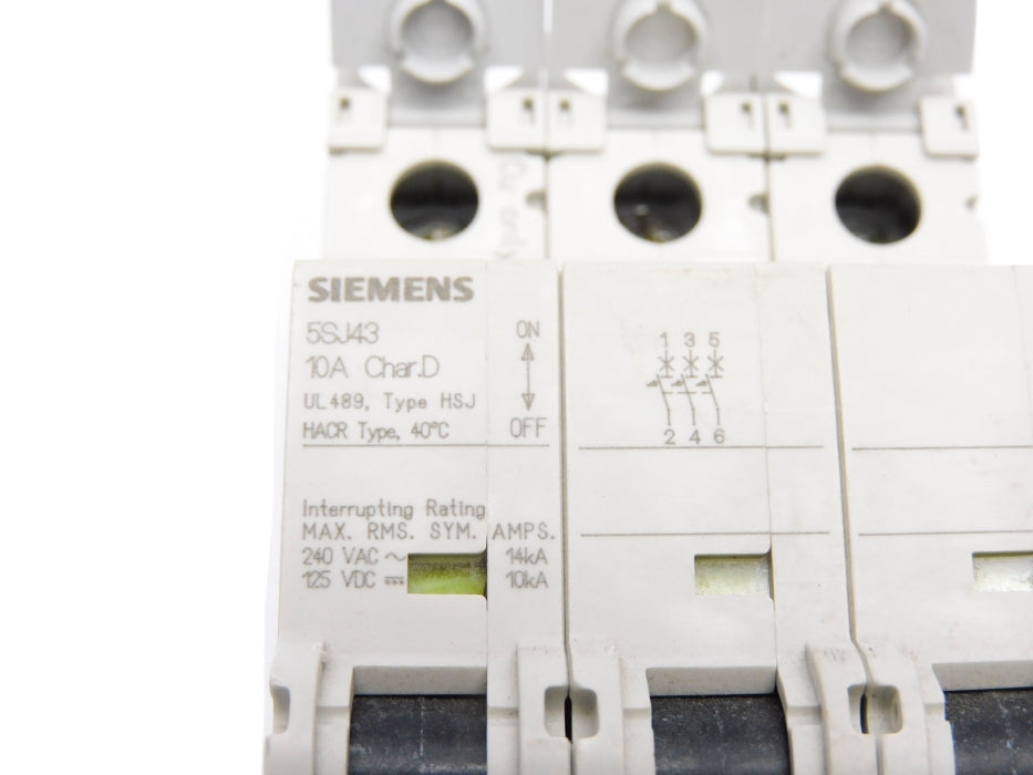SIEMENS 5SJ4310-8HG41 10A 240VAC/125VDC NSNP
