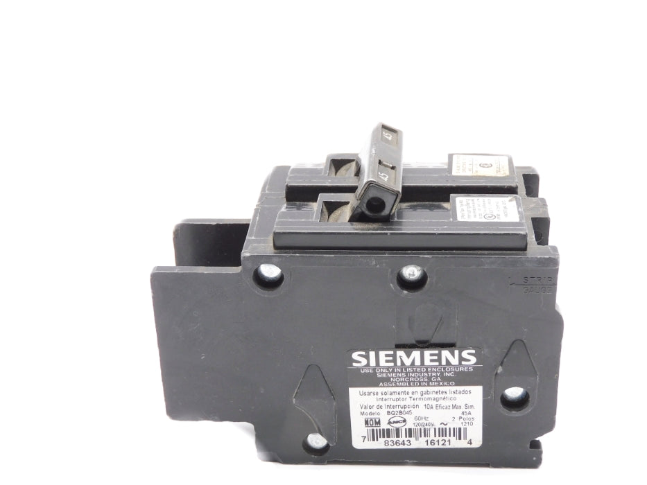 SIEMENS BQ2B045 45A 120/240V UNMP