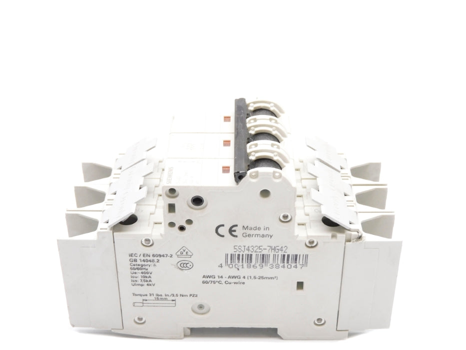 SIEMENS 5SJ4325-7HG42 25A 400V NSNP