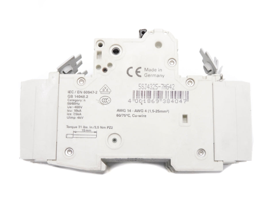 SIEMENS 5SJ4325-7HG42 25A 400V NSNP
